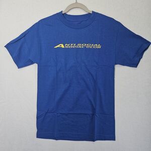 Anti Social Social Club ASSC Royal Blue Fork Tee Shirt Men‎ Size Small NEW